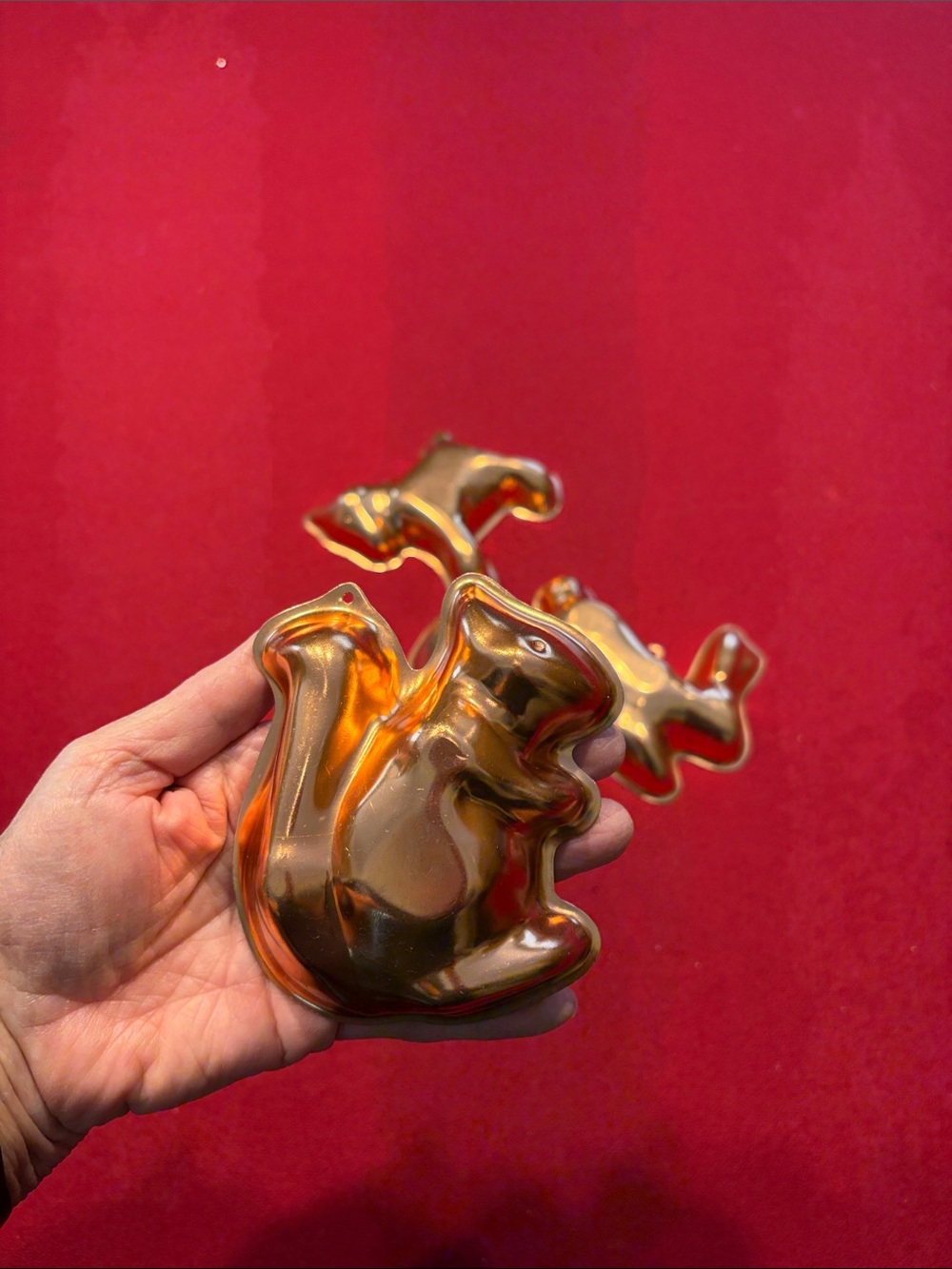 Copper Small Pet Animal Mold Set - Shiny Copper Finish - Picture 6 of 6